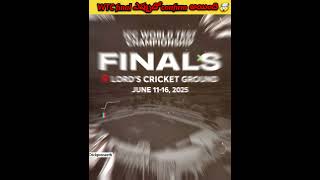 WTC final ఎప్పుడో confirm అయింది 🤯wtc ytshorts crickpraneeth viralshorts [upl. by Rad]