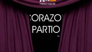 ALEJANDRO SANZ CORAZON PARTIO KARAOKE [upl. by Akerdnahs]