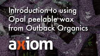 Underarm wax introducing Opal peelable wax from Outback Organics [upl. by Darda]