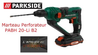 marteau perforateur parkside PABH 20Li B2 [upl. by Ayidan450]