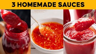 3 Easy Homemade Sauces  Thai Sweet Chilli Thai Sriracha Sauce Plum Sauce  Marions Kitchen [upl. by Ahseyd553]