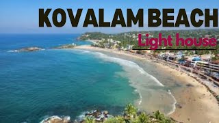 Exploring the Beauty of Kovalam Beach  kerala trivendram  Trivendram tourism  kovalambeach [upl. by Sinnal313]