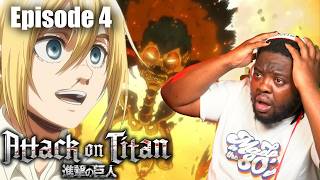 YMIRS TRANSFORMATION FROM ALLY TO TITAN  AOT SEASON 2 EPISODE 4 SOLDIER  REACTION [upl. by Gratia]