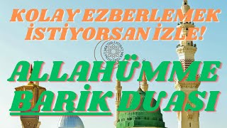 ALLAHÜMME BARİK DUASI KOLAY EZBERLE [upl. by Valdas]