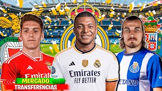 10 TRANSFERENCIAS CONFIRMADAS  RUMORES 2324 Mbappe Real MadridRolheiser BenficaSoyuncu Porto [upl. by Darcey]