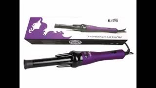 Berta 022B Automatic Hair Curler Tourmaline Ceramic Professional Curling Iron US Plug Purple [upl. by Cohleen]