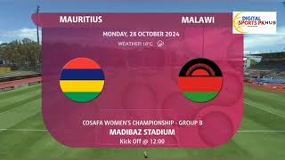 Mauritius vs Malawi Full Highlights Today Match  HollywoodBets COSAFA Womens Championship 2024 [upl. by Leaw979]