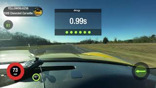 C6 Z06 B3 cam only 60130mph using Dragy [upl. by Atig]