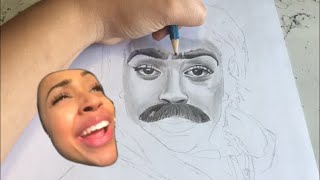 Drawing Liza Koshy as Jet Packinski [upl. by Anytsirk]