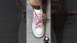 New Shoe Lacing Creative Shoe Styles 2024 McQueen shoelaces [upl. by Copeland]