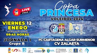 COPA PRINCESA VOLEIBOL 2024  FC CARTAGENA ALGAR SURMENOR  CV ZALAETA [upl. by Inele]