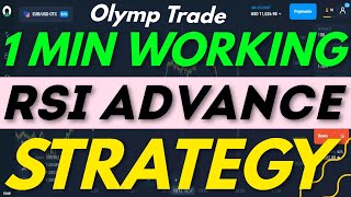 Olymp Trade RSI Strategy Olymptrade 1 min working strategy  O2Help [upl. by Lauralee]