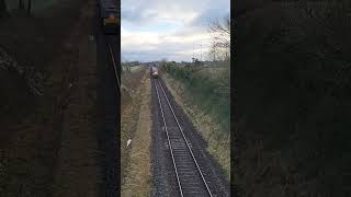 Class 071 080 XPO logistics liner 1125 Belview port of Waterford to Ballina [upl. by Anaert]