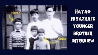 Hayao Miyazakis youngest brother interview 1990 [upl. by Cram]