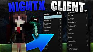 189  Hack Client Mod for Minecraft Java  NightX Hacked Client Mod Works w Feather Client [upl. by Yokum509]