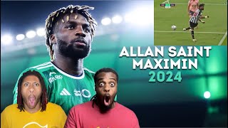 Allan SaintMaximin 2024  Magic Dribbling Skills [upl. by Tilla]