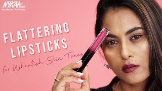 Best Lipstick Shades For Medium Skin Tones Ft Neha Desai  Nykaa [upl. by Novyar]