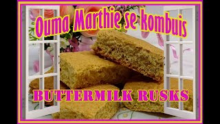 Buttermilk rusks karringmelk beskuit Buttermilk biscuits [upl. by Baniez]