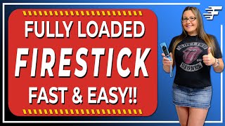 FULLY LOAD YOUR FIRESTICK  STEPBYSTEP  EVERY STREAMING APP [upl. by Ainahpets66]