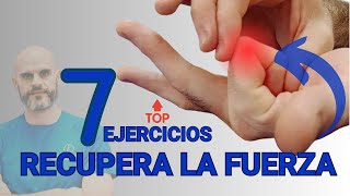 EJERCICIOS para RECUPERAR la FUERZA 💪 de los DEDOS FISIOTERAPIA [upl. by Nilad448]