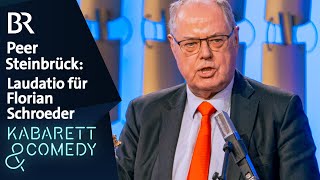 Peer Steinbrück Laudatio für Florian Schroeder  Bayerischer Kabarettpreis 2024  BR [upl. by Azaleah]