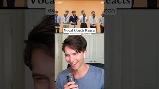 Vocal coach Justin reacts to BTOB on Dingo Voice kpop vocalcoach reaction [upl. by Nudnarb194]