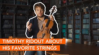 TIMOTHY RIDOUT about his favorite THOMASTIKINFELD viola string combination [upl. by Atsok]