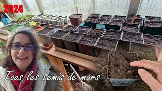 SEMIS et POTAGER de MARS  Vlog 03 [upl. by Nareht]