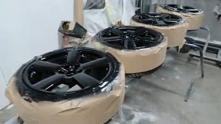 Alloy wheel refurbishment tutorial in 5 minutes [upl. by Saixela]