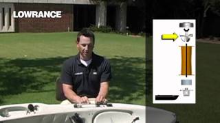 Lowrance Lessons  Transducer Kayak Scupper Mount [upl. by Dekeles664]