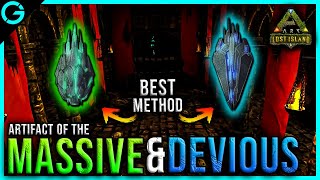 BEST way to get ARTIFACT of the DEVIOUS amp MASSIVE  Ark Lost Island [upl. by Leiba]