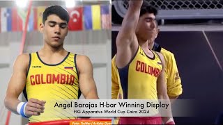 ANGEL BARAJAS 🇨🇴 Winning Display  FIG Apparatus World Cup Cairo 2024 [upl. by Sophia]