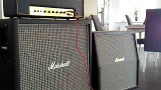 67 Marshall JMP 50W Model 1986 full blast [upl. by Irelav575]