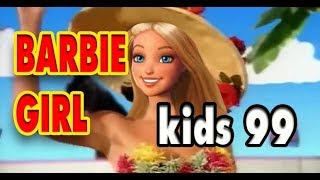 Aqua Barbie Girl Cartoon Animated Song [upl. by Edme]