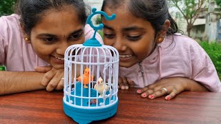 Talking Bird 🐦Toy for Diya DiyaIshwaryaUNBOXINGDIY [upl. by Ardnasela]