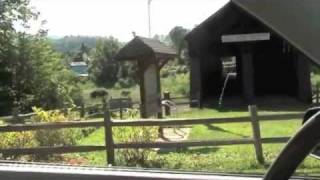 Blenheim Covered Bridge before Hurricane Irene [upl. by Enirahtac]