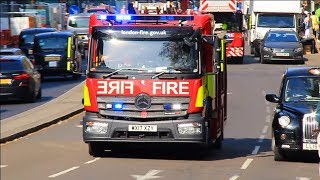 London Fire Brigade Soho full house response with bullhorn [upl. by Assenad]