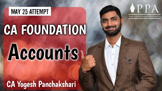 CA Foundation May 2025Accounts NPO  CA Yogesh Panchakshari [upl. by Nessi]