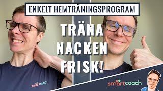 Enkelt och komplett hemträningsprogram för NACKEN [upl. by Nanreik351]