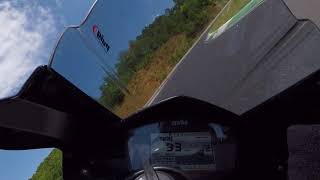 Aprilia RSV4 RF Alès track 1min24 [upl. by Lashond]