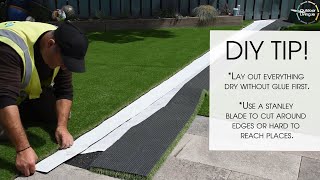 How To Lay Artificial Grass on Soft Surfaces [upl. by Beisel]