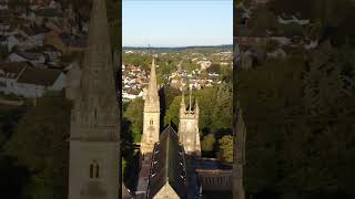 Drone Llandaff Cathedral Cardiff Wales [upl. by Nadaba]