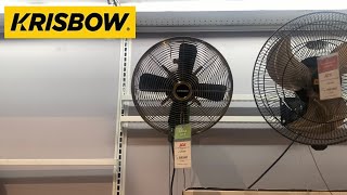 12” Vintage Krisbow Wall Fan [upl. by Aicen]