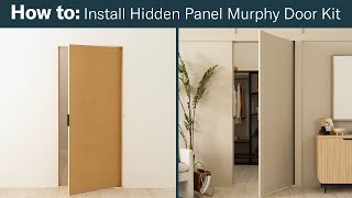 Hidden Panel Murphy Door Kit  Murphy Door® [upl. by Irakuy]