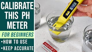 CALIBRATE A PH METER step by step  How To Use PH meter [upl. by Treblig433]