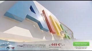 AIDA Reise TV  Traumziele ganz nah Das Mittelmeer himmlische Ziele so weit das Auge reicht [upl. by Coopersmith]