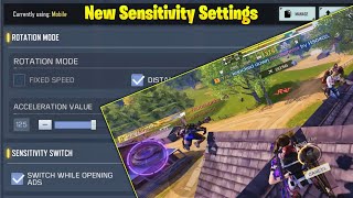 Ultimate Sensitivity Settings in Battle Royale  Best Settings in Season 6 of Codm BR [upl. by Ydnerb]