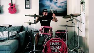 Living Dead Girl  Ugly drum playthrough [upl. by Nassah]