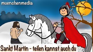 ♫ Sankt Martin wird er genannt  Kinderlieder deutsch  Sankt Martin Lied  Laternenlieder [upl. by Cleodal]