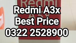 Redmi A3x PKR 18000  O32225289OO  Beautiful Stylish Phone [upl. by Ilatfan]